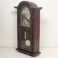 Waltham Tempus Fugit 31 Day Wall Clock Key Wind Pendulum Chime Wood 27.5" Vtg