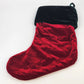Monogram P Harvey Lewis Stocking Red Velvet Christmas Embroidered Crystal Bling
