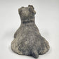 Sandicast Sandstone Schnauzer Dog 9" Vintage Sculpture Signed Sandra Brue 1981