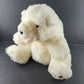 White Polar Bear Plush Hand Puppet Toy Stuffed Animal Cascade Toy China Vintage