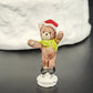 Christmas Around the World Skating Bear Music Box Wind Up Animated 6" House of Lloyd