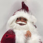 Santa Shelf Sitter Figurine with Puppy on his Shoulder Vest & Coat w Sweatpants