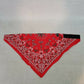 ZANheadgear 3-In-1 Bandanna SportFlex Red Paisley BV003 Adult Hook & Loop