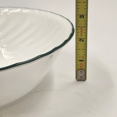 Corelle Callaway White Green Ivy Round Vegetable Bowl 8.5" USA