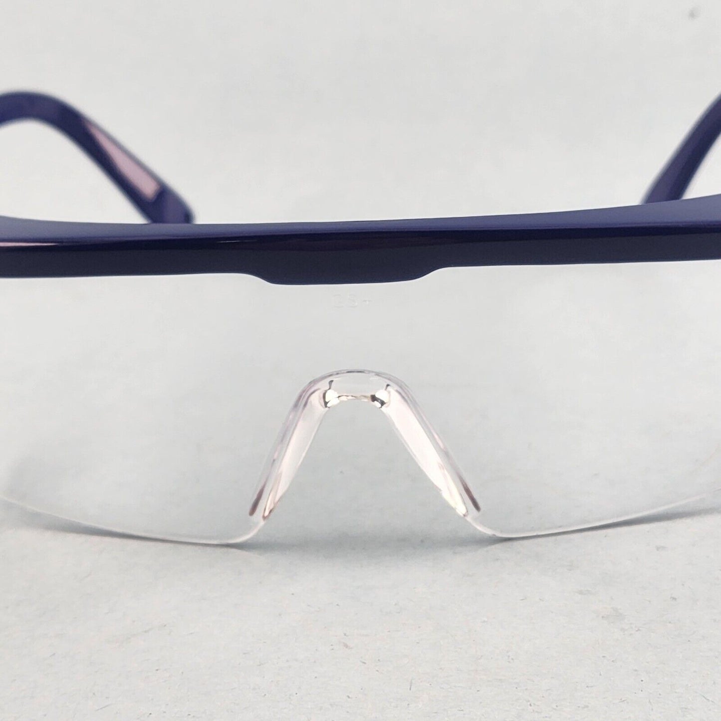 Gateway Strobe VS Traditional Visitor Safety Glasses Telescoping Temples Z87.1+ (Blue Frame, Clear Lens)