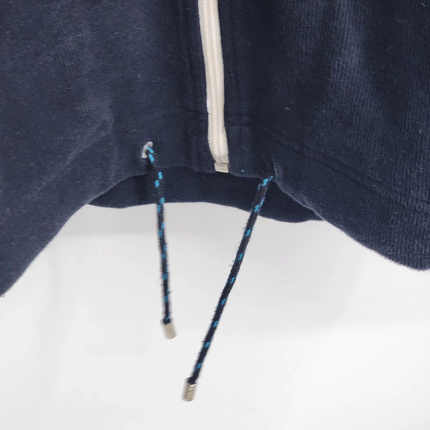 Liz & Co Petite Medium Tracksuit Jacket & Pants Black Cotton Blue White Piping