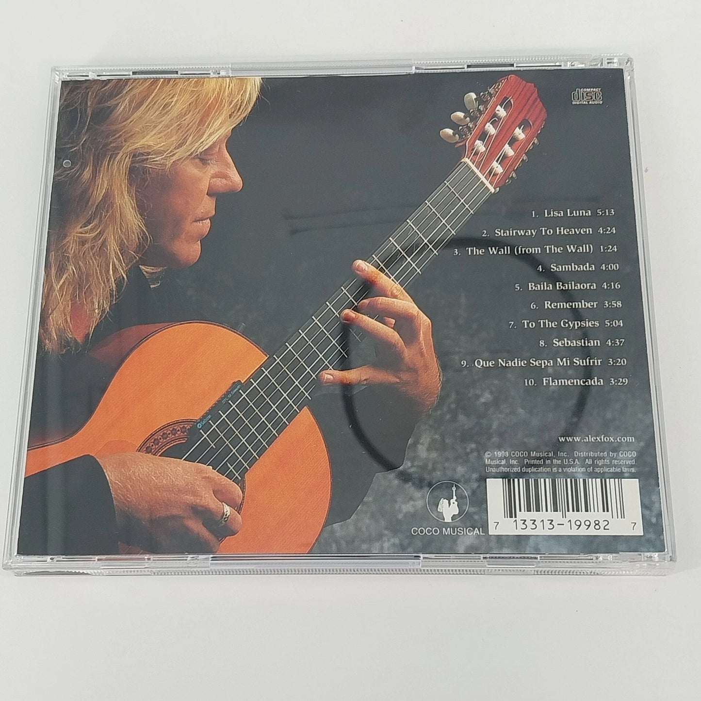 Alex Fox Personality CD 1998 Coco Records Contemporary Instrumental Latin Guitar