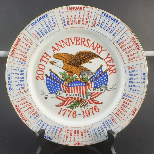 USA Bicentannial 1776-1976 Commemorative 200th Souvenir Plate Spencers Gifts