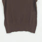 Cherokee Brown Sweater Vest Womens Large Sleeveless Crew Neck Cotton Blend