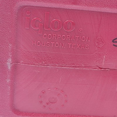 Igloo Red & White Playmate Cooler Large with Sliding Lid Ice Chest August 1979