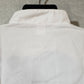 White Traditional Server Coat XL Fame Fabrics 4 Buttons Military Collar C102