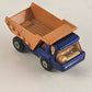 Matchbox Superfast No 23 Atlas Blue Dump Truck w Side Stripe Labels 1975 Vintage