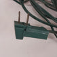 25-Light C9 Christmas Light Set Green Wire Branch Clips 25 Ft 20 Used Bulbs