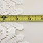 Set of 2 Heritage Lace Nautical Lighthouse Placemats 14"x20" White Polyester NWT