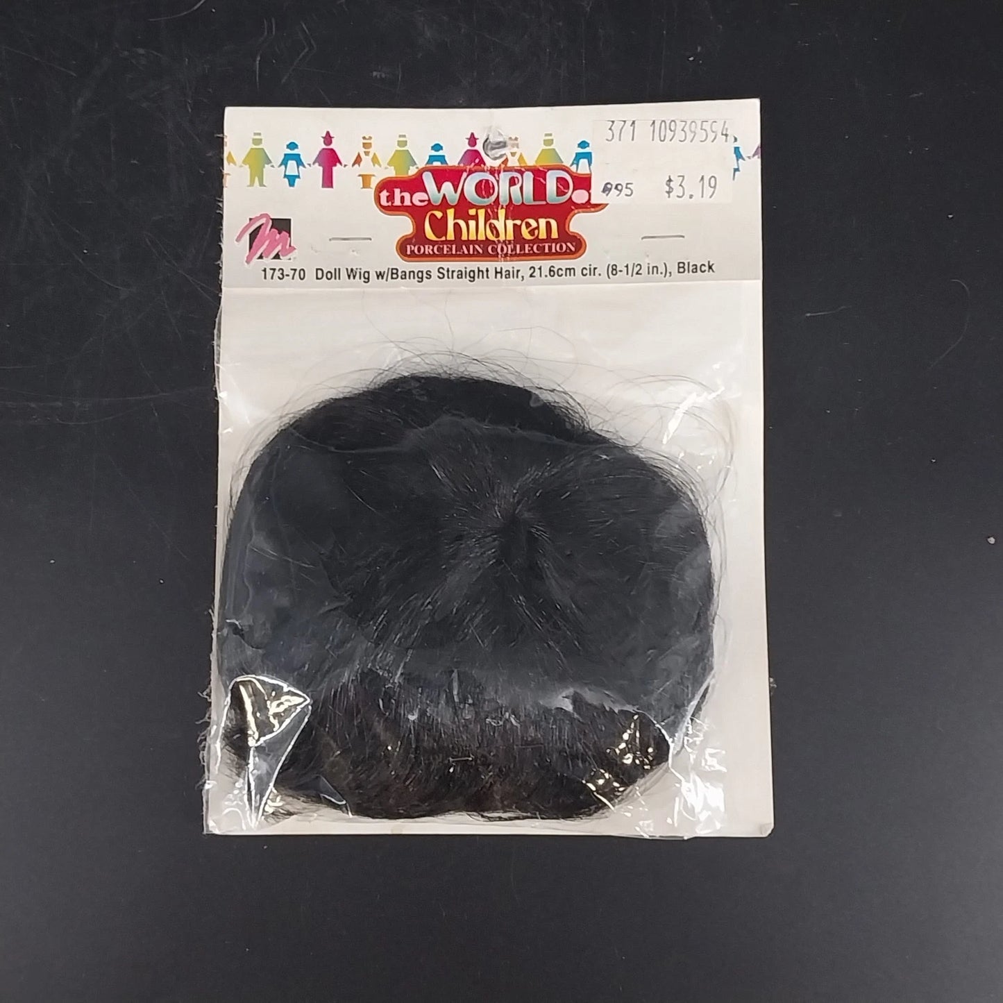 Vintage Doll Hair Wigs Curly Mixed Colors NOS Craft Set 6 Pc