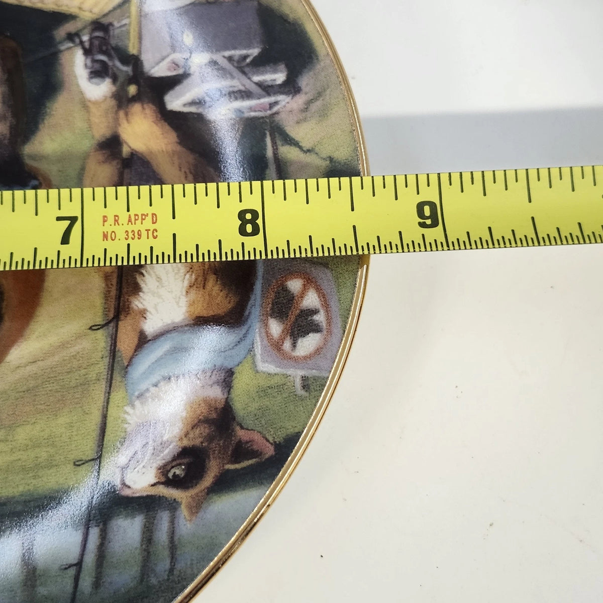 Franklin Mint Catnap Lodge Bryan Moon Fine Porcelain Plate Limited Edition COA