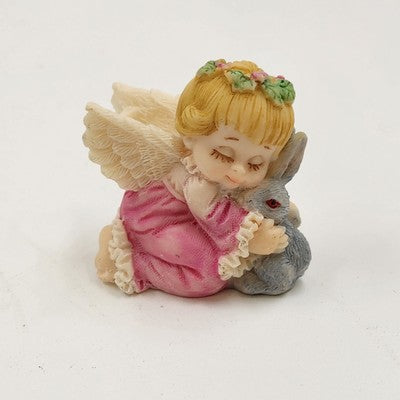 Popular Imports TS440 8pc Miniature Tea Set Angels Polystone Resin Decorative