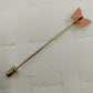 Monet Silver Tone Wire Small Butterfly & Gold Pink Butterfly Stick Pin Brooch