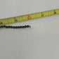 Vintage Sterling Silver Black Onyx Teardrop Necklace 16 Inch