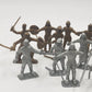 31-pc Medieval Soldier Infantry Knight Warrior Horses Figure Plastic Playset Toy
