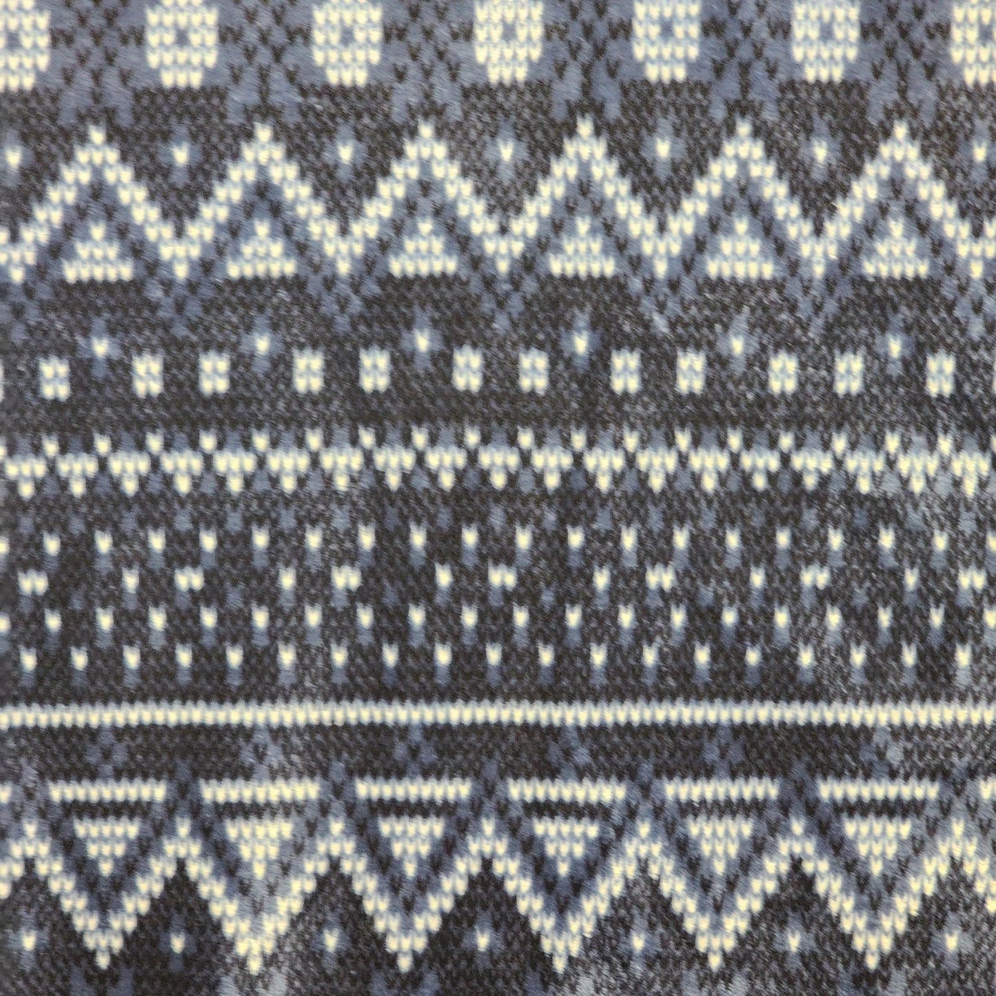 Northeast Outfitters Aztec Throw Blanket Blue White 48x60 Polyester
