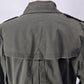 Coldwater Creek Classic Lightweight Jacket Olive Green W18 Open Front No Belt