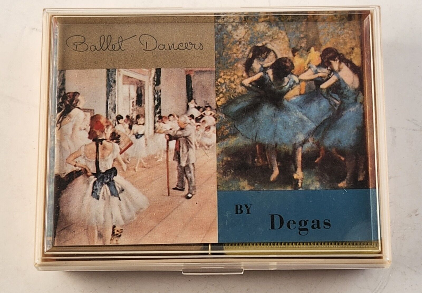 Edgar Degas Playing Cards Double Deck The Dance Class and Ballet Girls in Blue