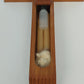 Hand Carved Catholic Sick Call Crucifix Holy Water Candles Wall Cross 2-Piece