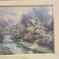 Thomas Kinkade Lamplight Bridge Ltd Edit Canvas 20x16 Hand-Highlighted 259/2950