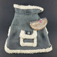 PetRageous Designs Dog Coat XS Faux Fur Lined 7"- 9" Length Hook & Loop Closure