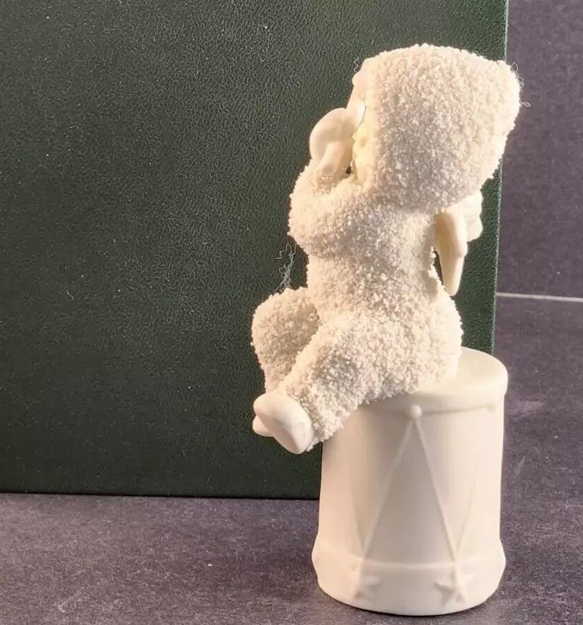 Department 56 Snowbabies Porcelain Figurine Vintage "I'll Play A Christmas Tune"