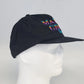 Sun Products Mardi Gras Snapback Hat 1980s Black Nylon