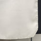 Plain Off White Tablecloth Shiny Polyester Blend Overlock Hem Rectangle 52"x68"
