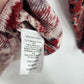Talbots Petites Women's MP Opulent Paisley 100% Merino Wool Sweater Red Burgundy
