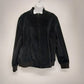 Eddie Bauer Black Velour Women’s Jacket Size XXL Long Sleeve with Pockets