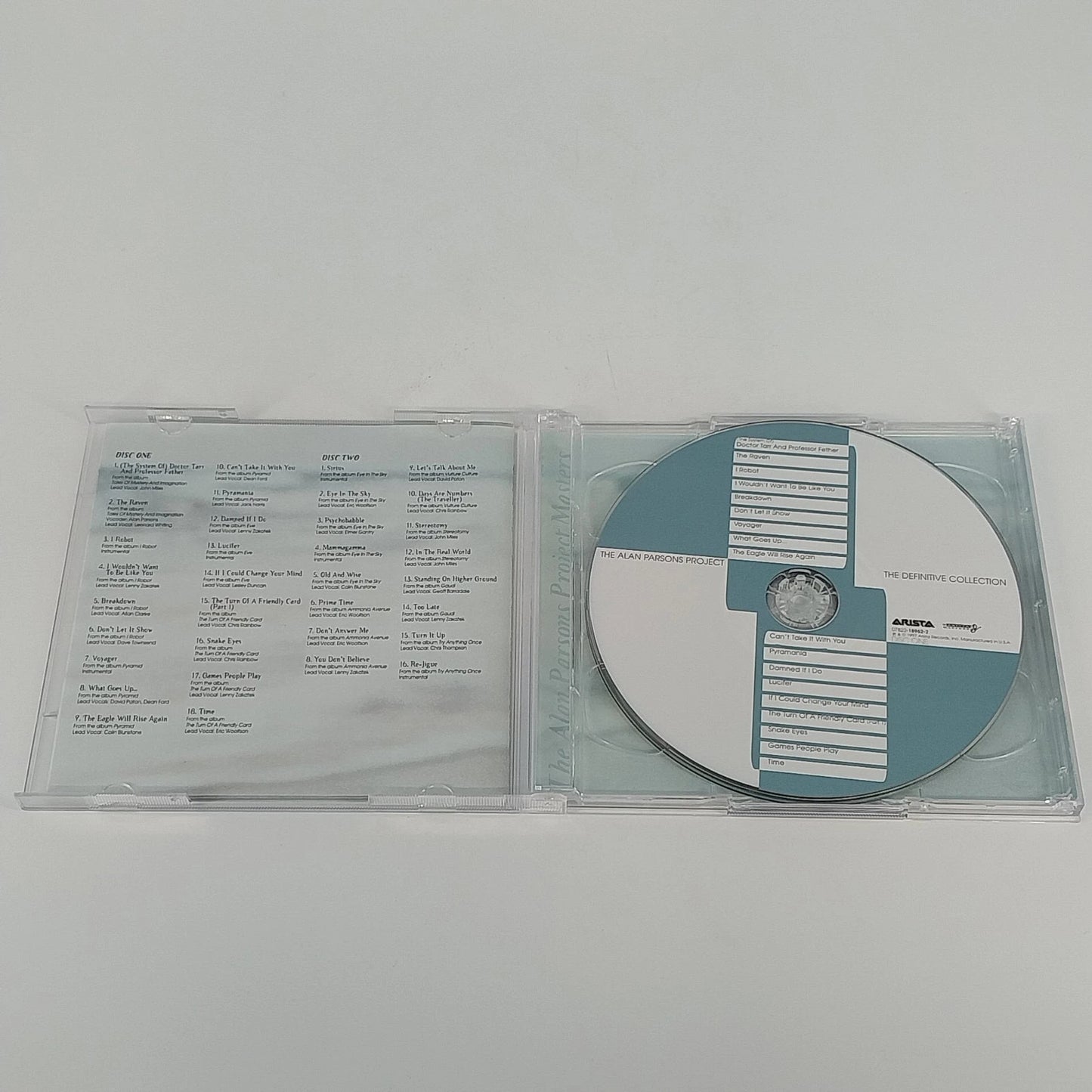Alan Parsons Project Definitive Collection 2 CD 1997 Greatest Hits Compilation