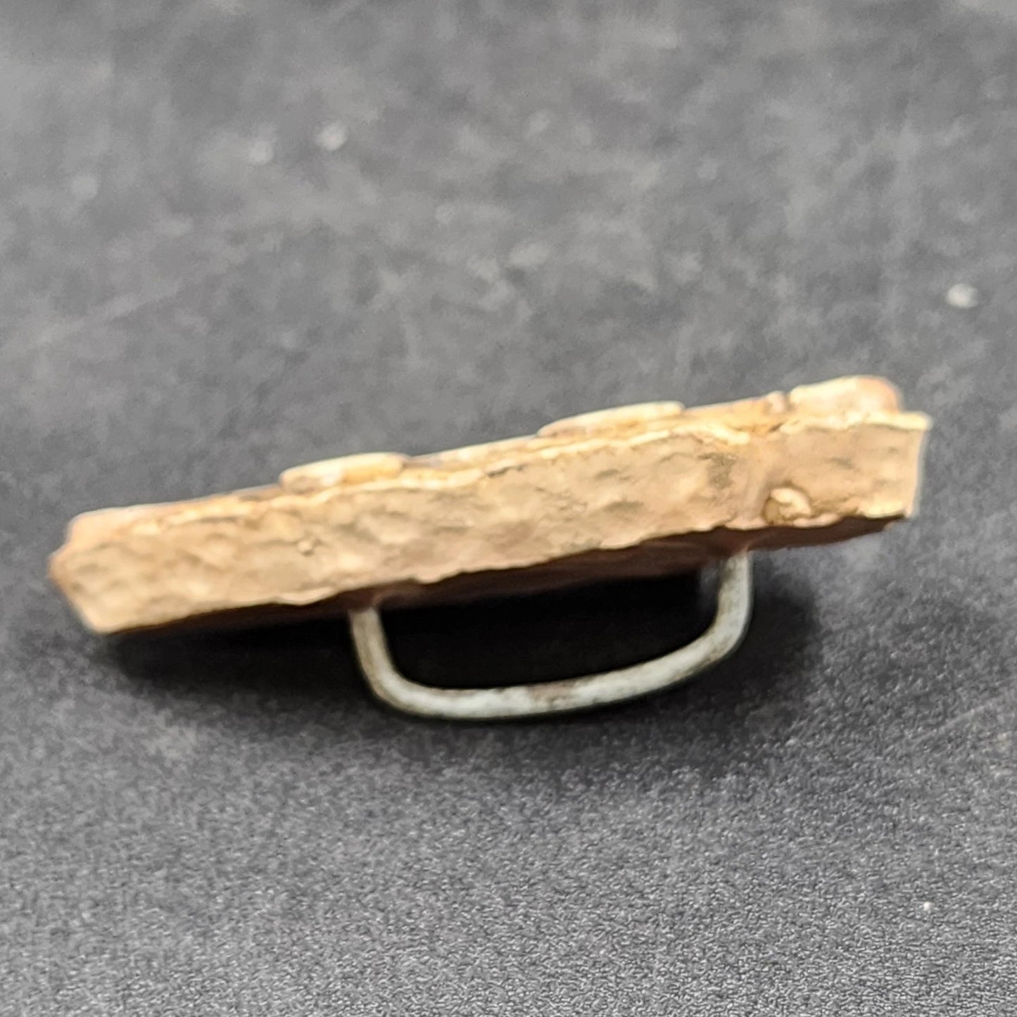 OA Neckerchief Slide BSA Ceramic Order of the Arrow Arrowhead Woggle Scout Vtg