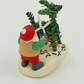 2 Hallmark Keepsake 1997 Christmas Ornaments SANTA'S FRIEND and Prize Topiary