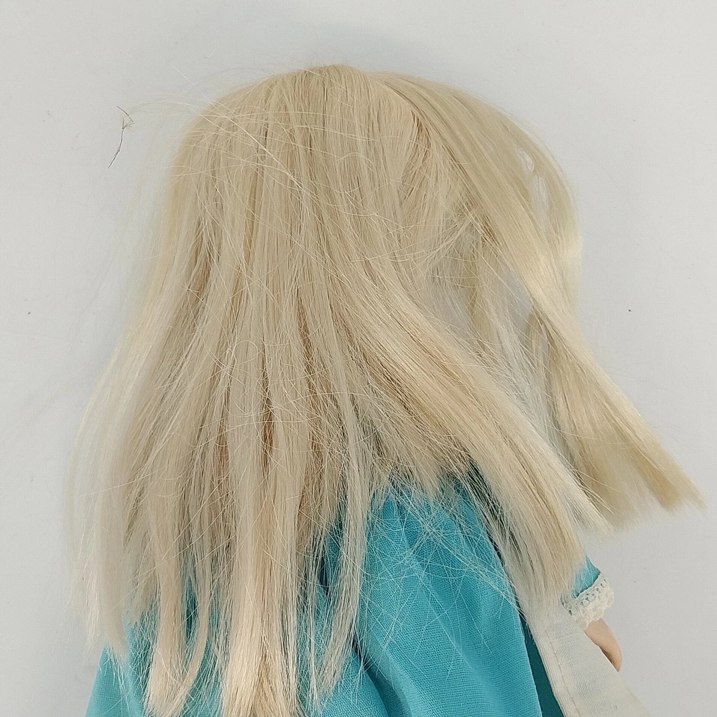 Effanbee Alice in Wonderland Storybook Doll 11" Blonde 1976 Vtg Teal White Dress