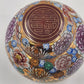 Gold Imari Ginger Jar Kutani Chrysanthemum Japan Hand Painted 5"