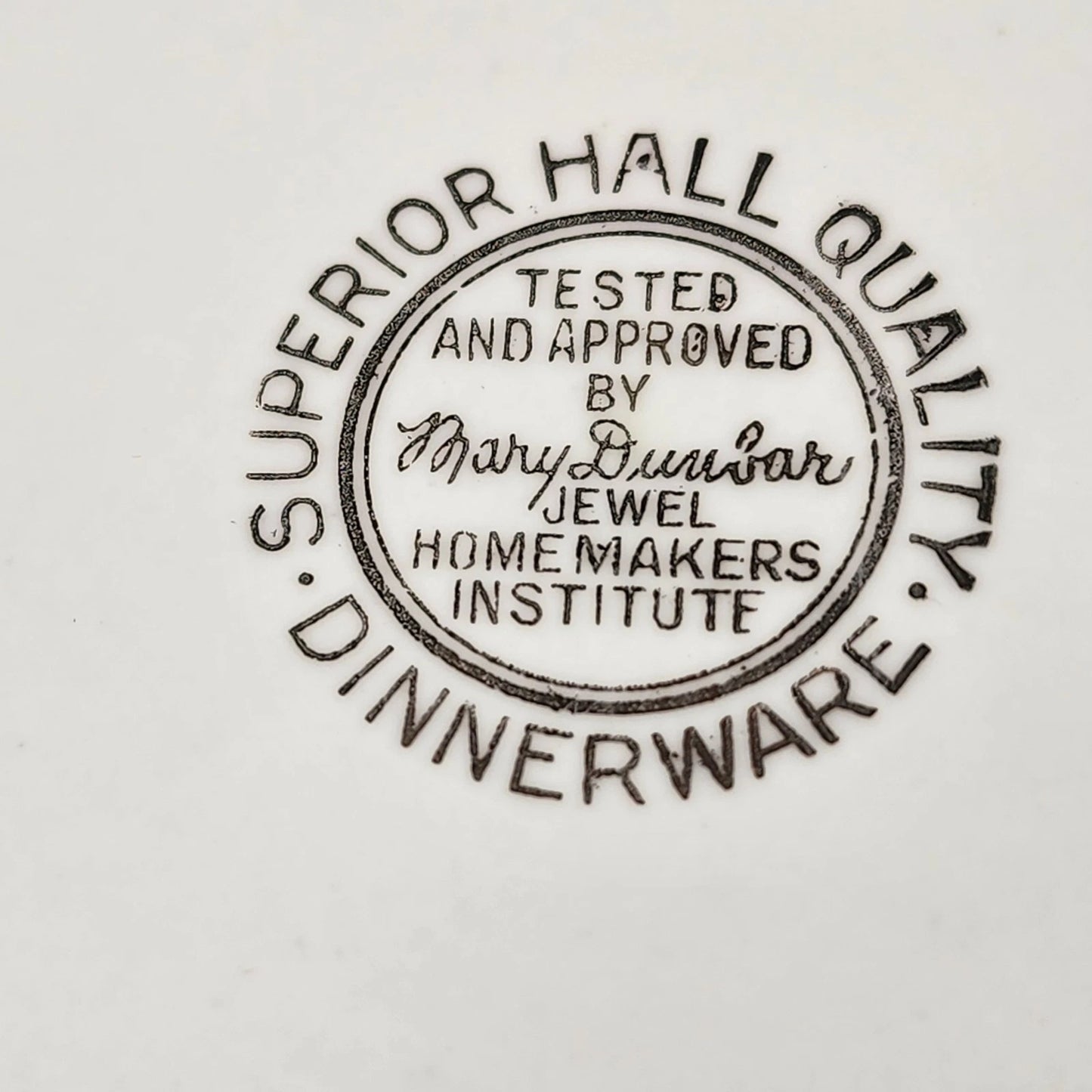 Autumn Leaf Rim Soup Bowl 8.5" Hall's Superior Jewel Tea MCM Dinnerware Vintage