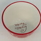 Hallmark Red Polka Dot Ceramic Mixing Bowl Farmhouse