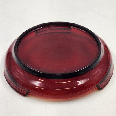 Punch Bowl Stand Base Only 5.25" Royal Ruby Red Glass by Anchor Hocking
