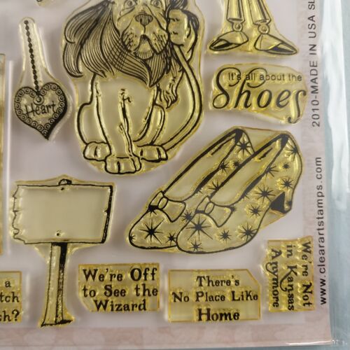 Wizard of Oz Clear Stamps Crafty Secrets Heartwarming Vintage Collection Unopen