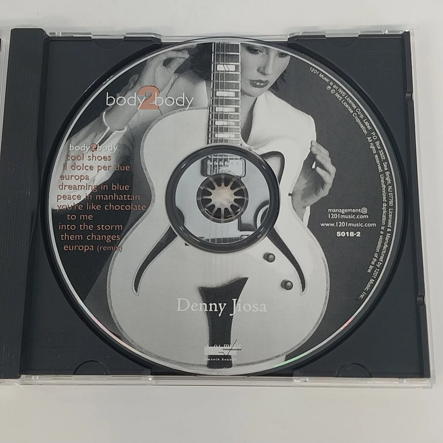 Denny Jiosa Body2Body CD Smooth Jazz Contemporary Guitar Instrumental Album 1301