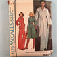 McCall's 5347 Vintage Sewing Pattern 1976 Misses' Dress or Top and Pants Size 18