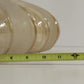 Amber Glass Ceiling Light Shade 12" Ribbed Pumpkin Flush Mount 9" Fitter Vintage