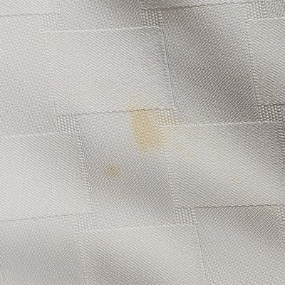 White Rectangle Tablecloth with Windowpane Checkered Striped Pattern 82" x 62"