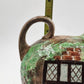 Radford Art Pottery Flagon Jug Hand Painted Wine Village Pub Scene England Vtg