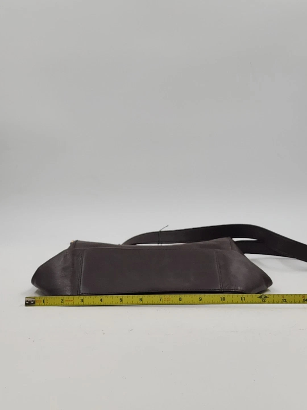 Signature Studio Leather Shoulder Bag Brown Classic Purse Manmade Trim New Vtg